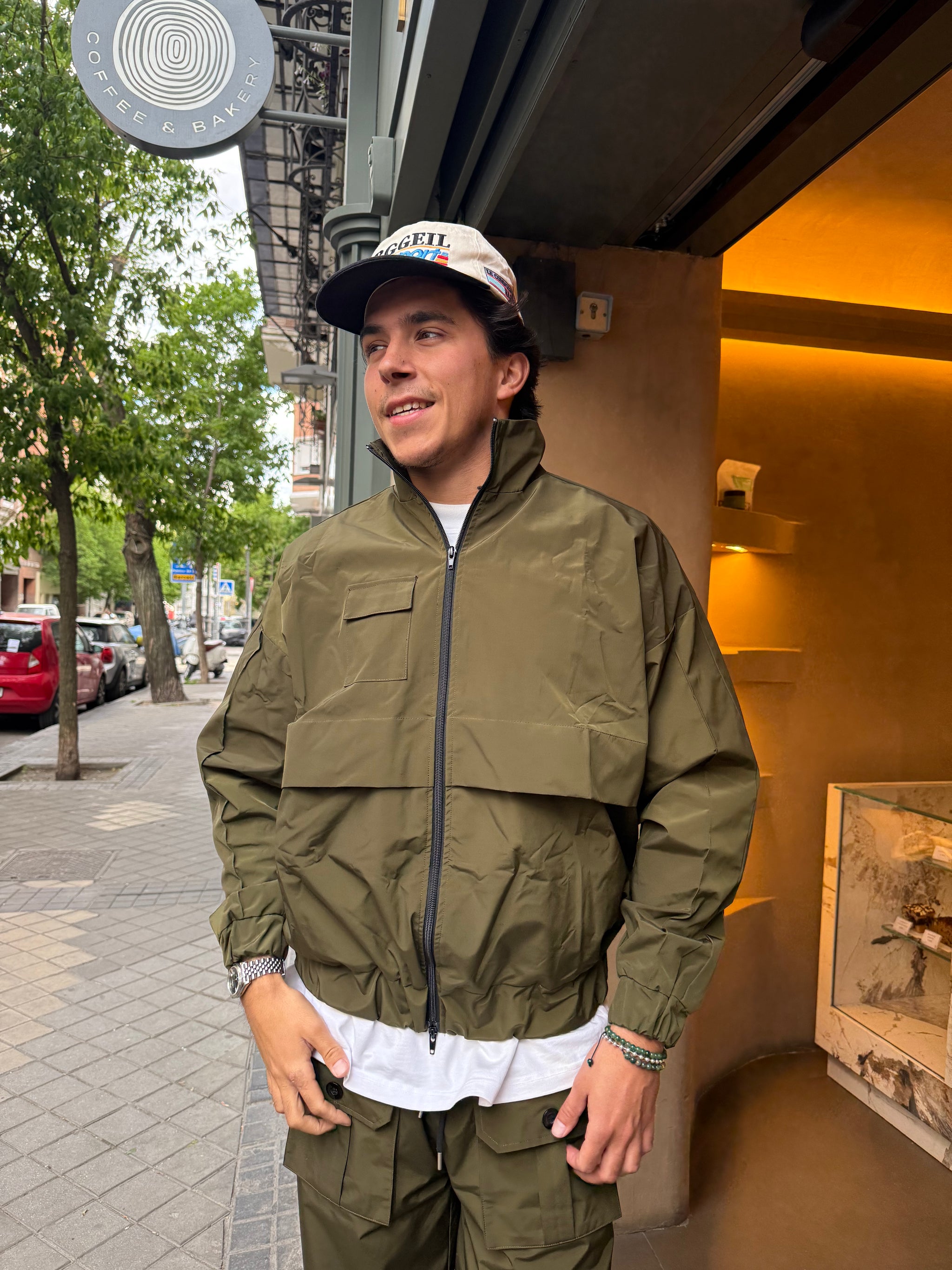 LE CONNOISSEUR REINFORCED NYLON TRACKJACKET – ORGGEÏL