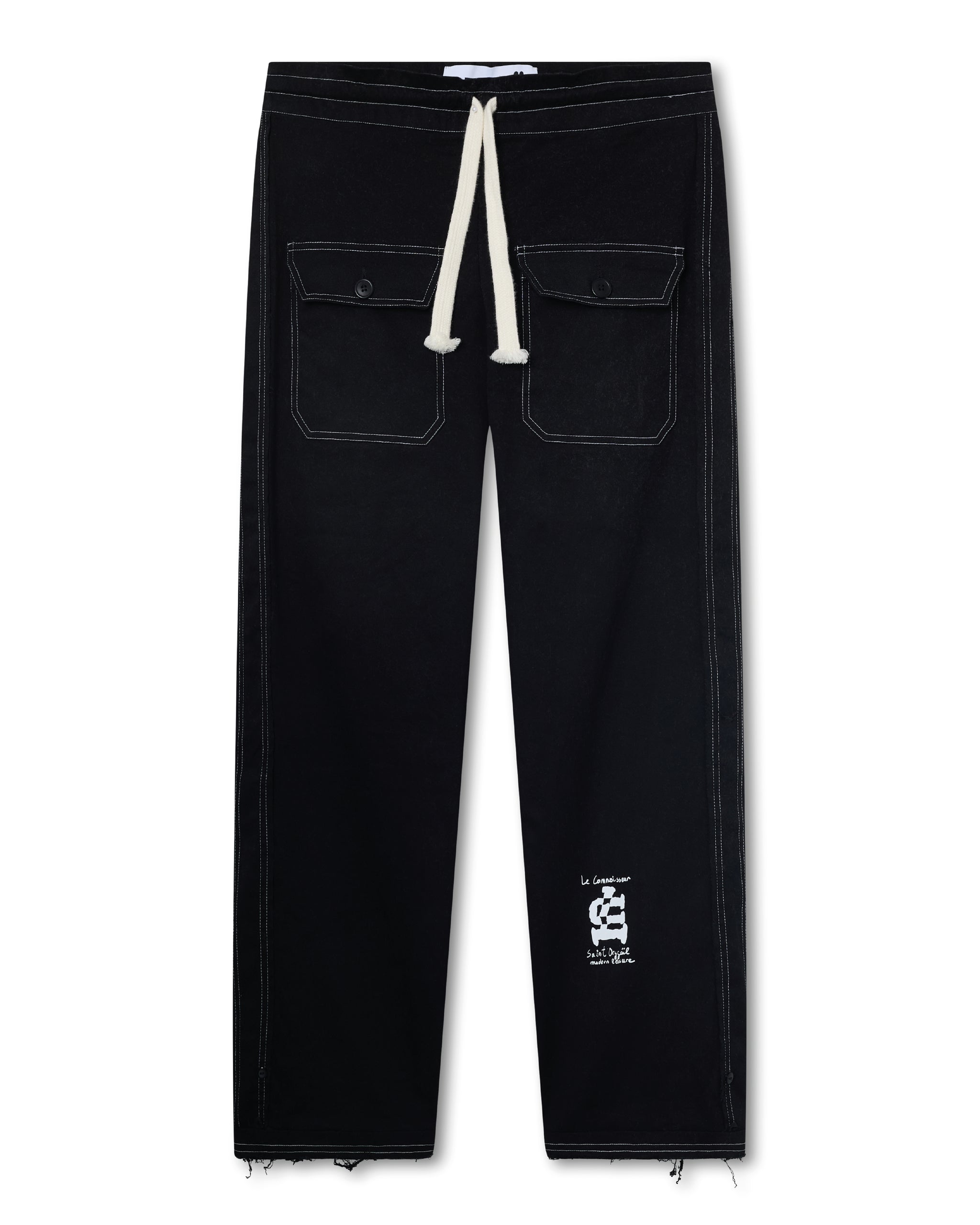 パンツ OVY x GHbM TROUSERS XL Trousers in cotton gabardine BLACK for Man